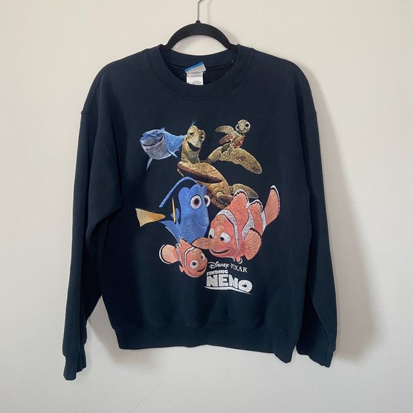 Finding Nemo Movie Promo Crewneck Sweatshirt Size Medium VTG Disney Pixar - Picture 1 of 7